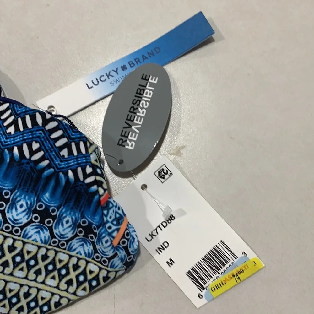 NWT Lucky Brand Nomad‎ Chevron Bikini Top